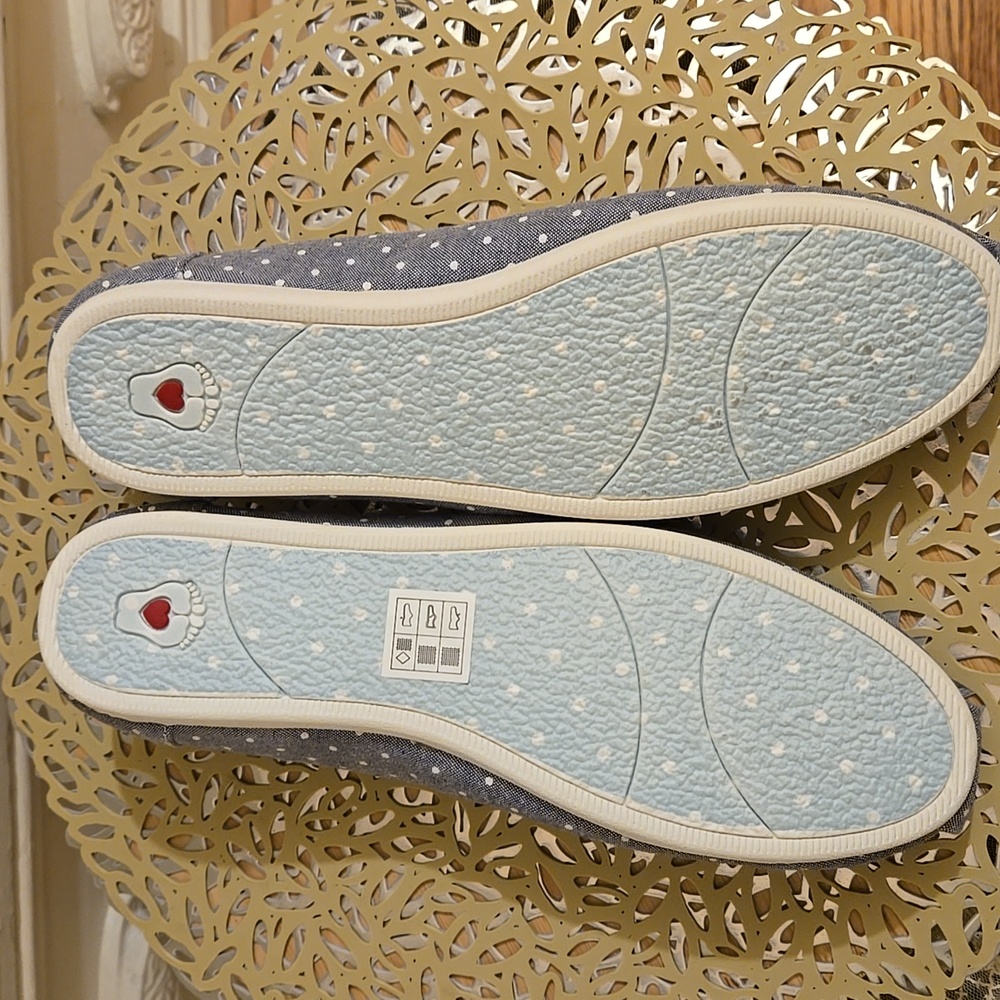 NIB Bobs from Skechers navy canvas flats Sz 10 ⭐️ - Picture 7 of 10